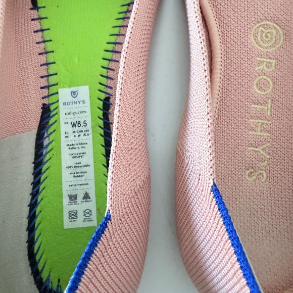Rothy's The Flat in Coral Pink (RARE Color) Size 8.5 - Picture 7 of 8